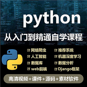 python编程入门视频教程自学全套电子版网课程教程网站全自动发货