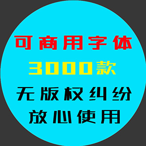 可商用字体包ps素材库中文淘宝天猫开源无版权华康思源下载网站全自动发货